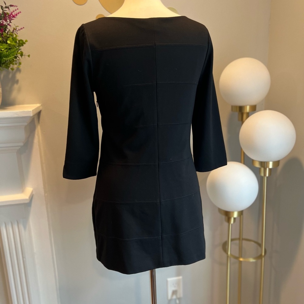 WHITE HOUSE BLACK MARKET Paneled Ponte Tunic Sz: S - Picture 2 of 5